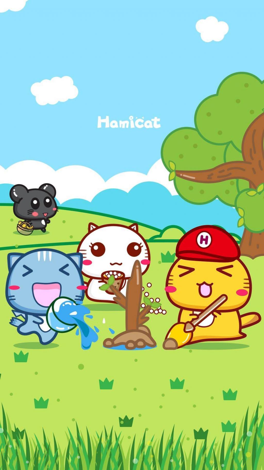 植树节卡通萌物