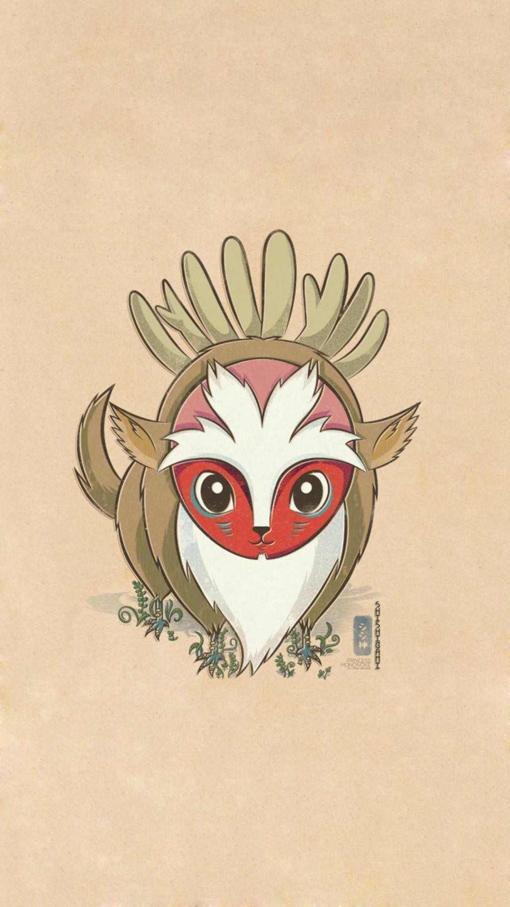 宫崎骏动画角色可爱背景