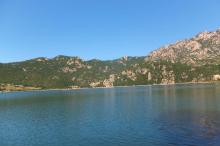 崂山观望大海美景