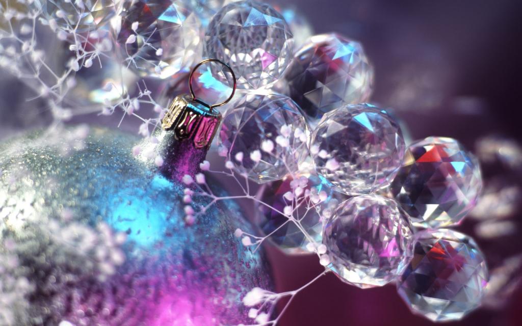 圣诞节亮金彩球