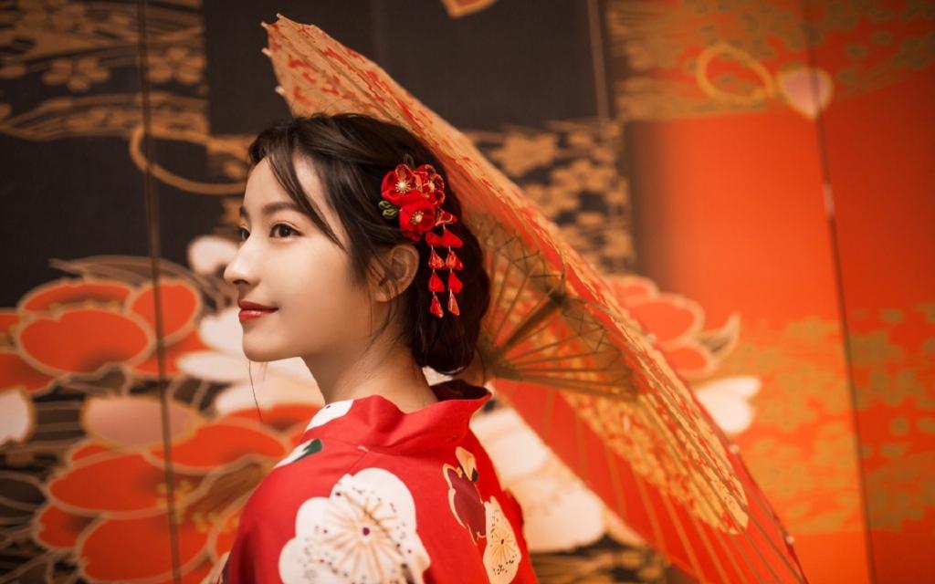 漂亮养眼的和服女生优雅写真