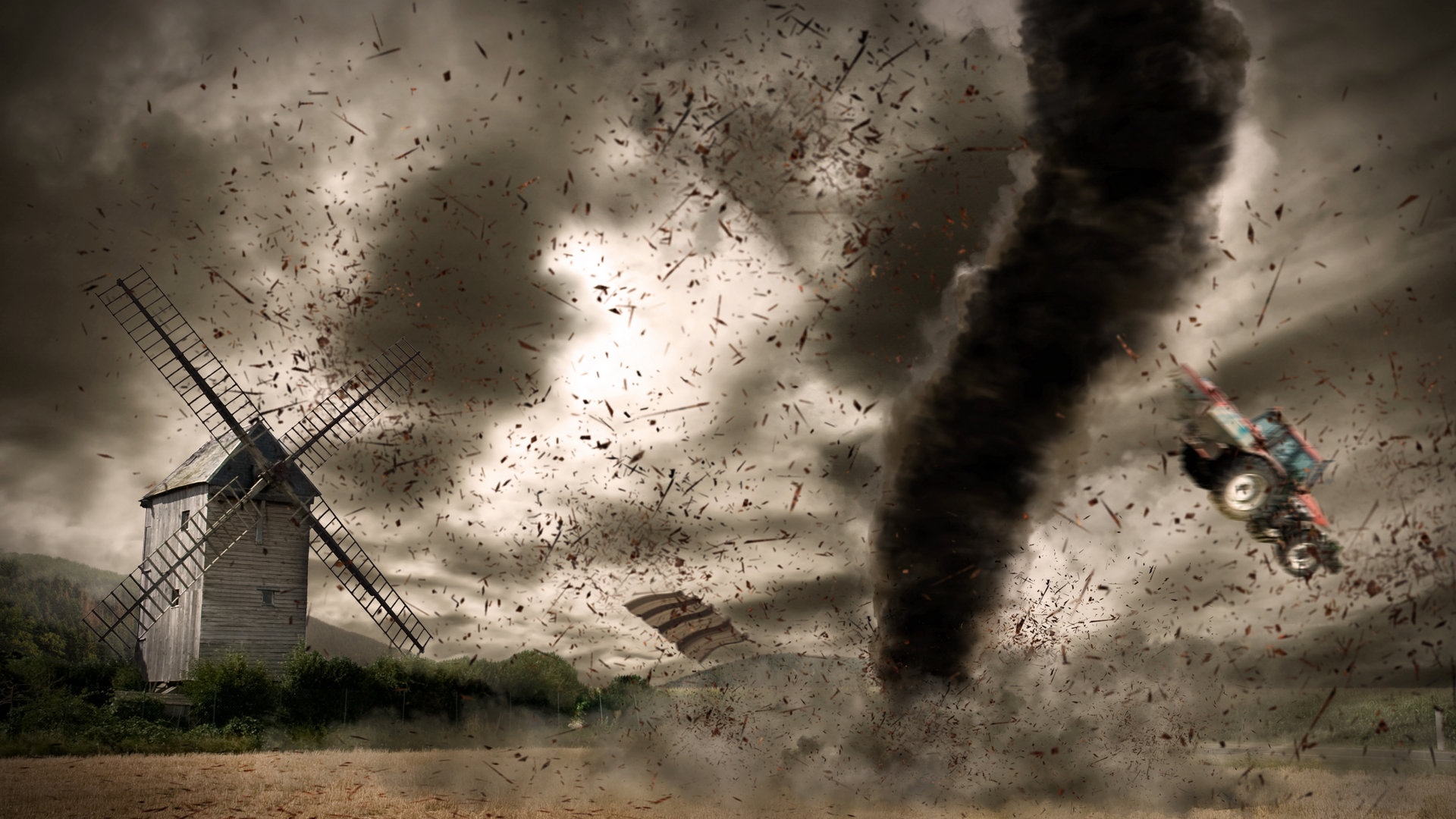 高清壮观的龙卷风