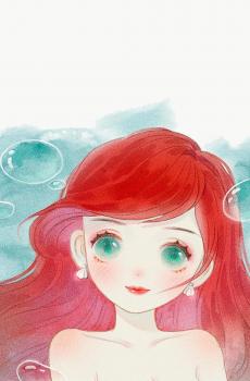 迪士尼公主系列可爱动漫手绘-3