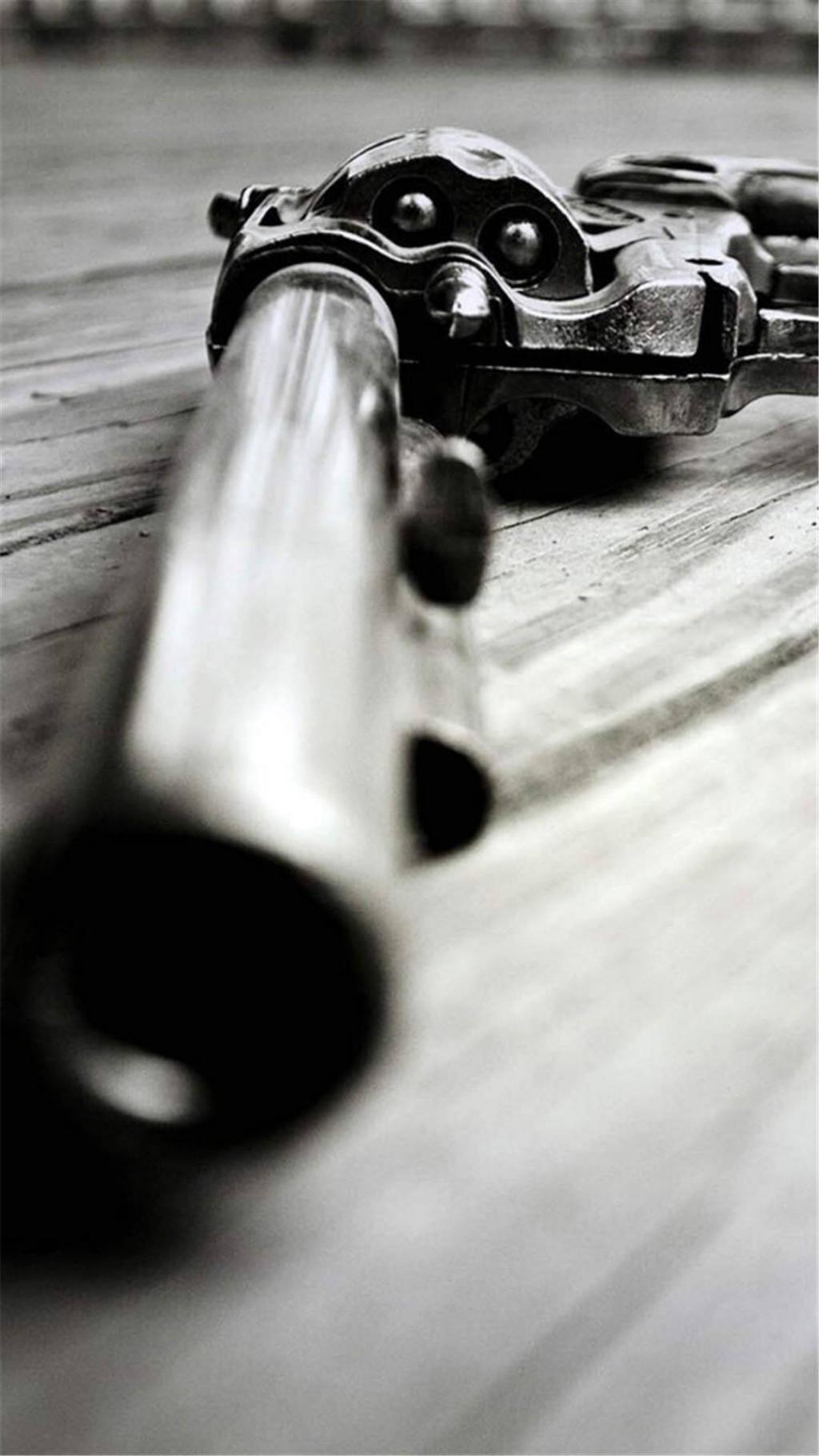 酷炫冷冽枪支特写