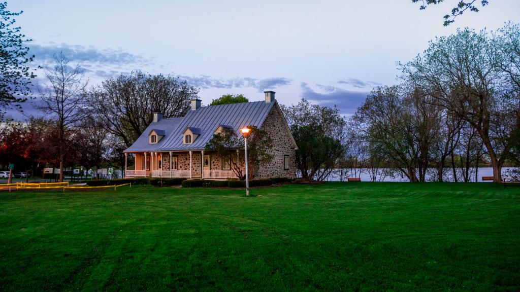 美丽的欧洲乡村小房风景