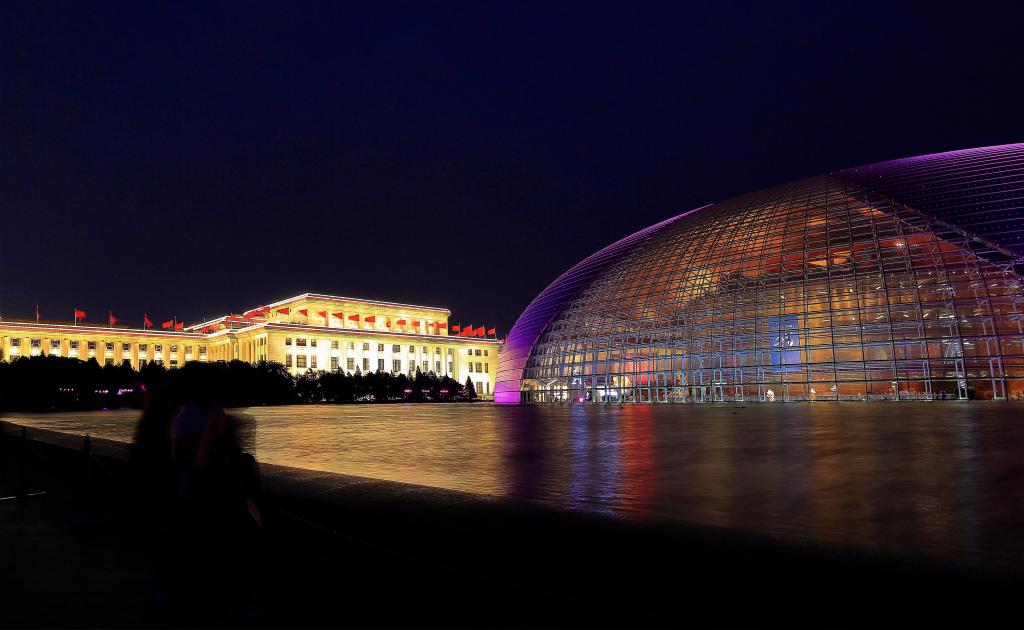 中国国家大剧院夜景