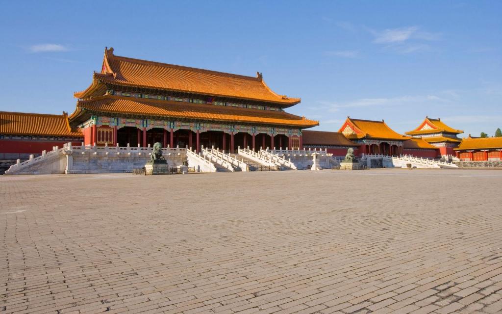 壮观的故宫太和门