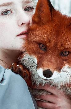 童话风格狐狸与美女