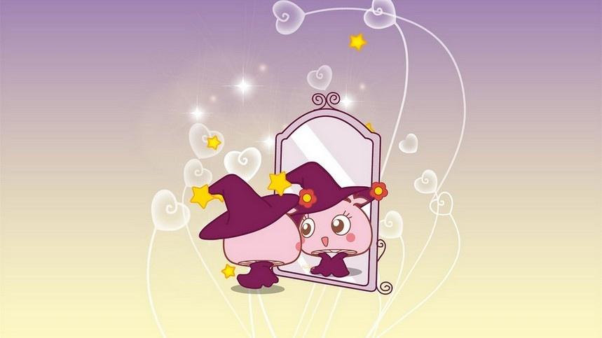 可爱动漫蘑菇点点