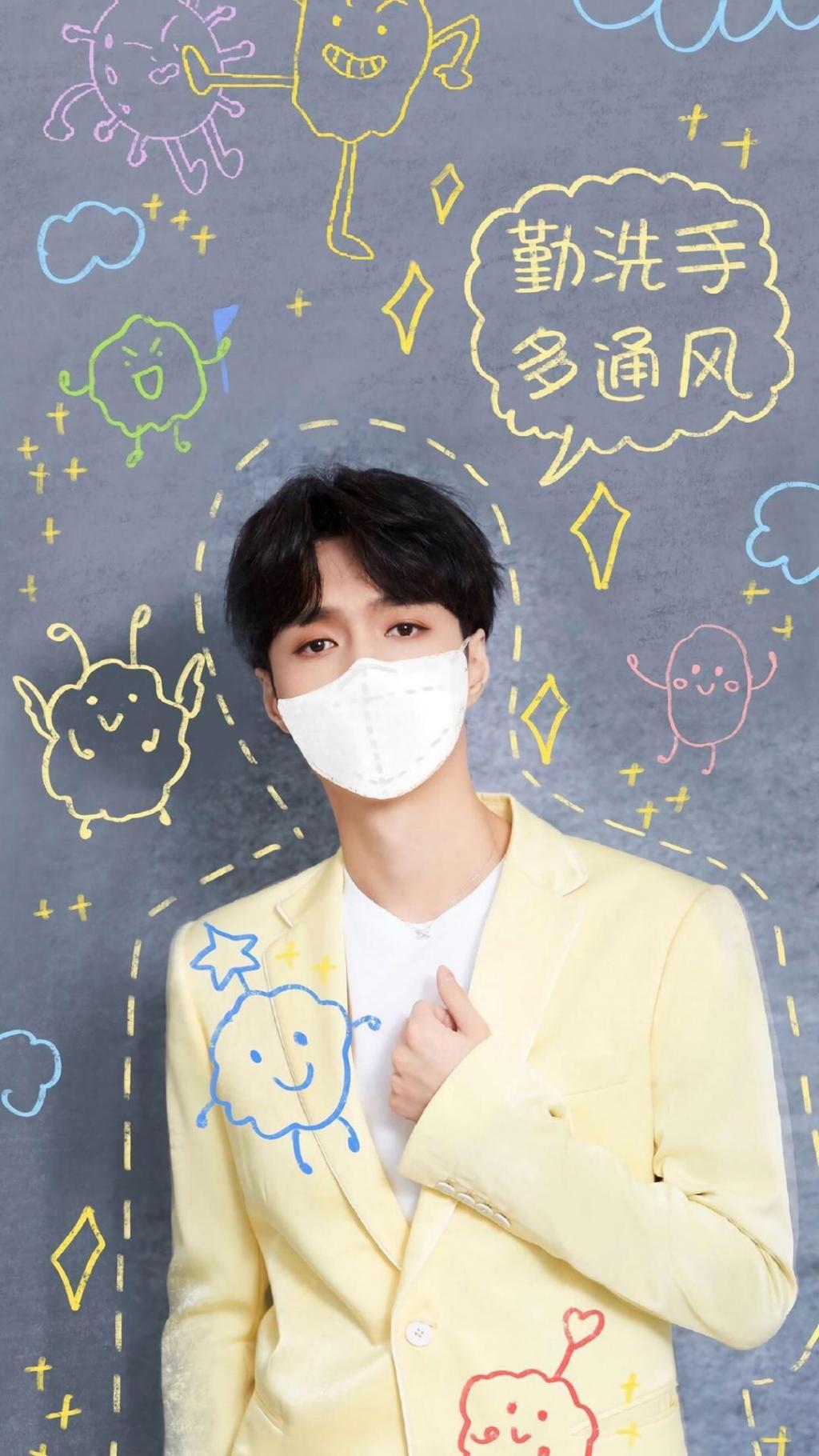 明星们呼吁大家勤洗手戴口罩多通风