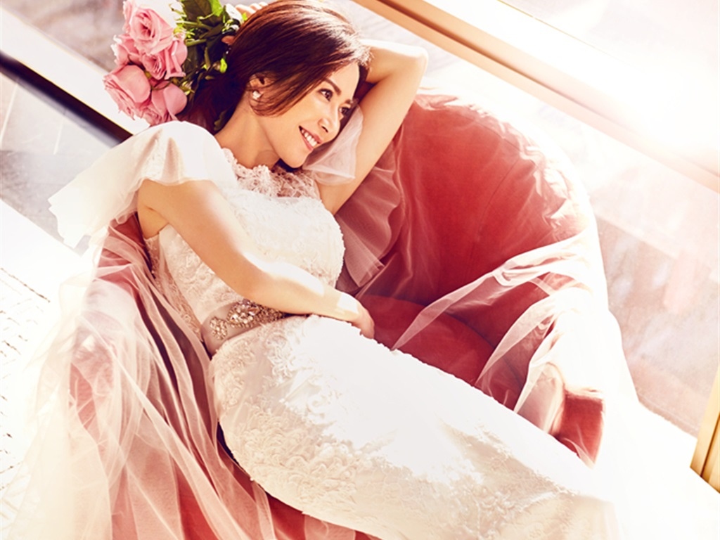 气质美女俞飞鸿唯美婚纱照