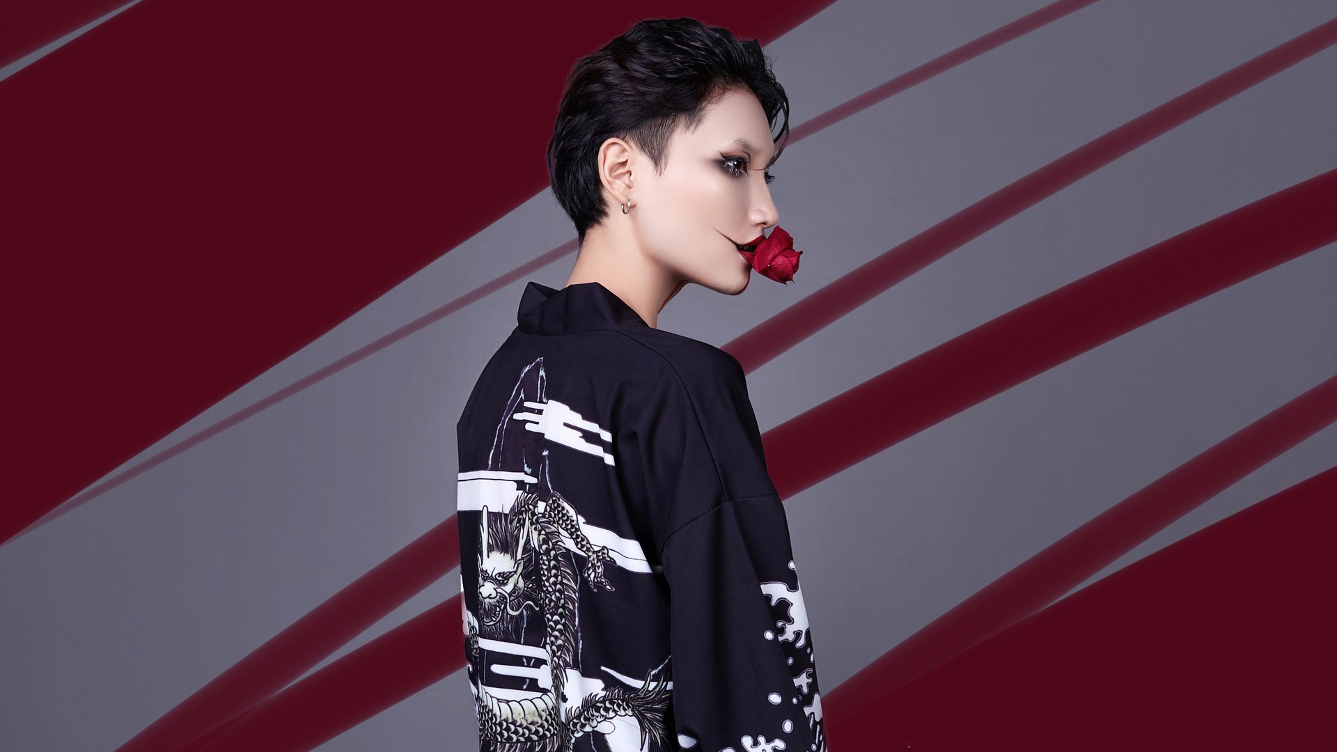 唯美炫酷和服,高清图片,电脑桌面-壁纸族