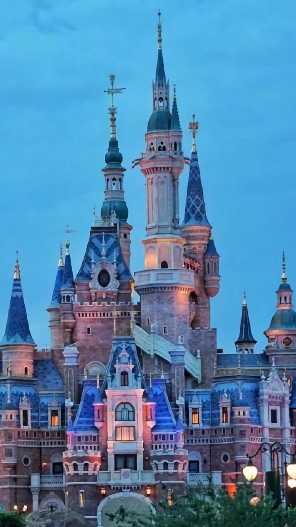 十一黄金周小长假上海迪士尼风景图片