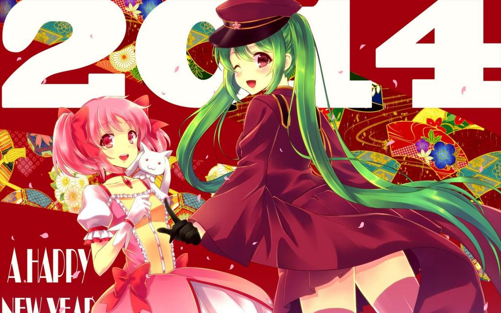 二次元马年新年动漫