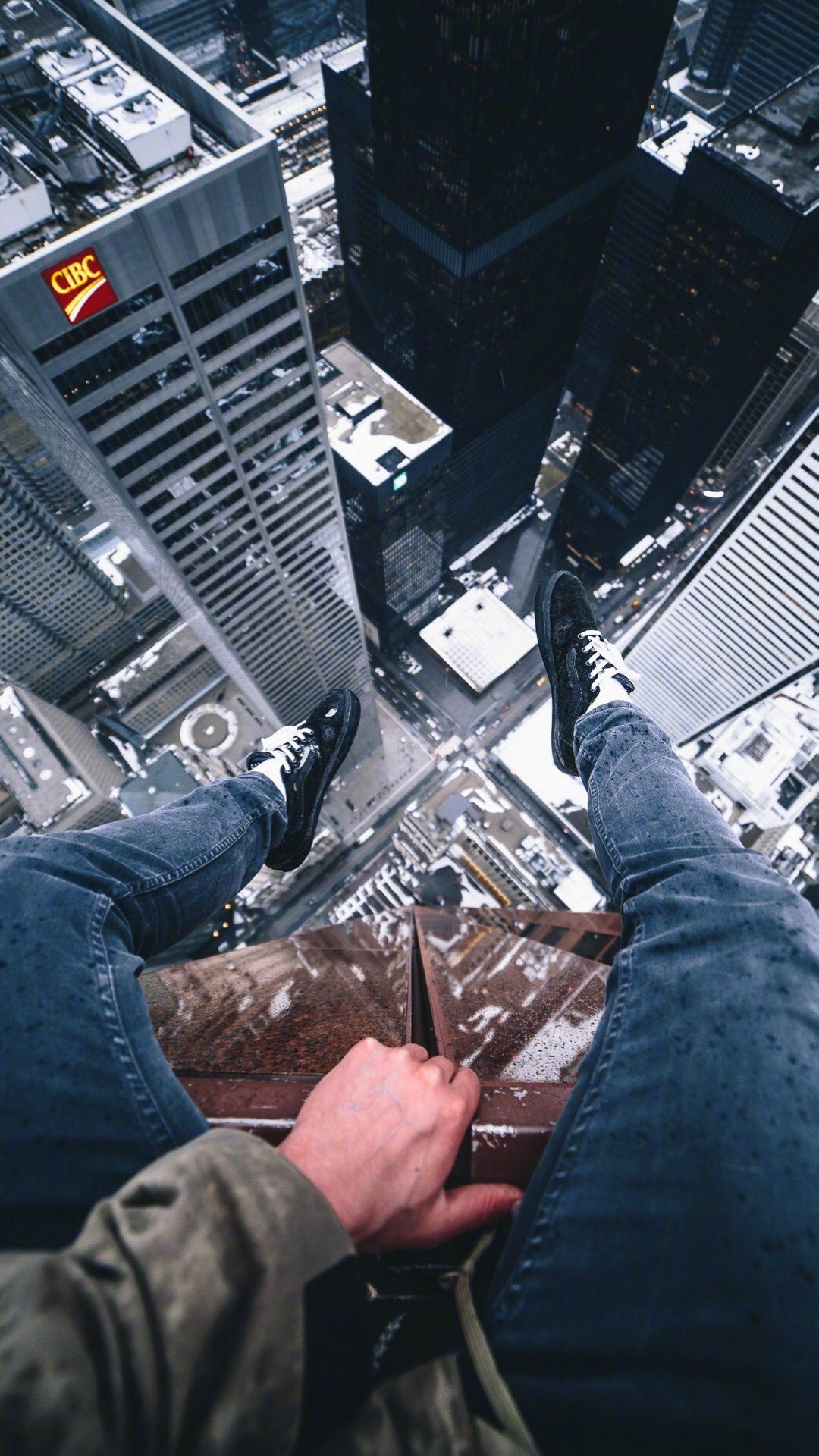 高处自拍城市建筑