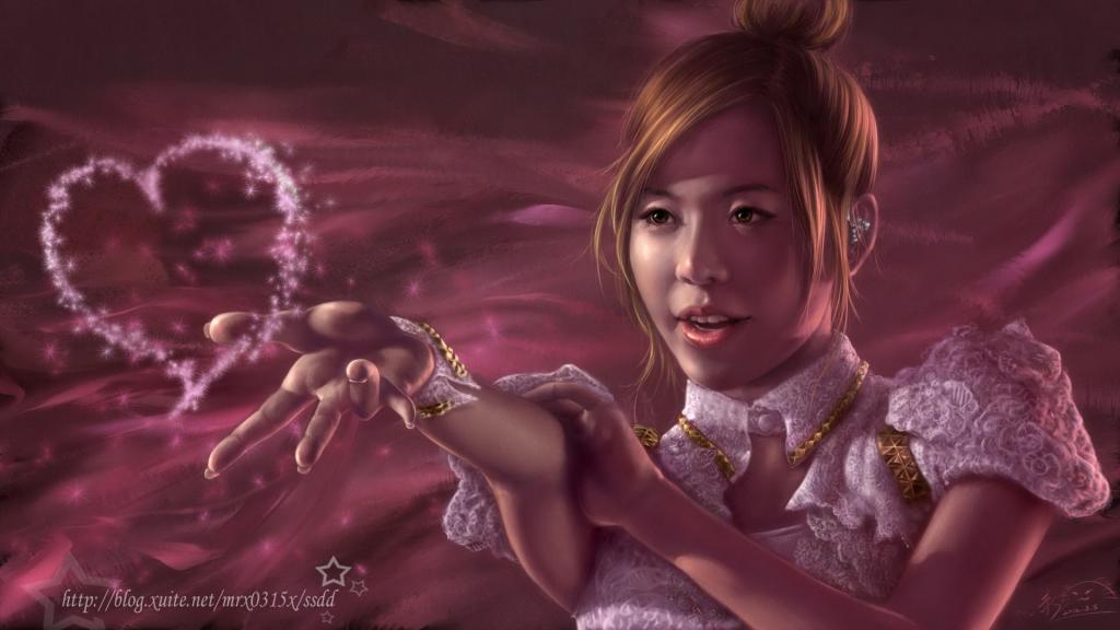 手绘美女(少女时代)