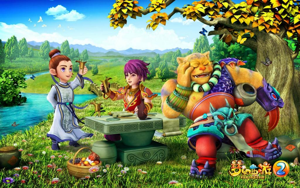 《梦幻西游2》Q版人物