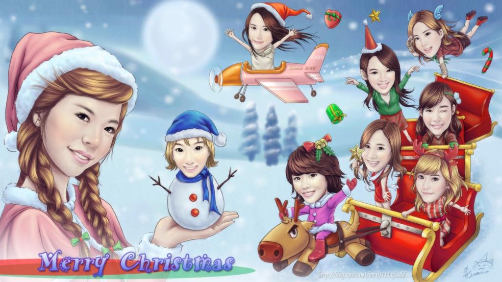 手绘美女(少女时代)