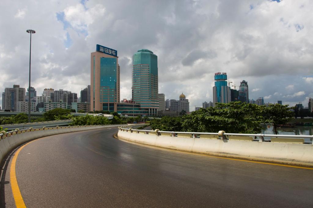 海南海口城市风光