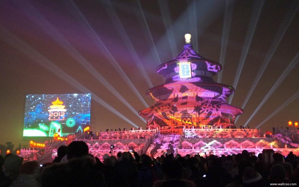 全球庆祝2012新年