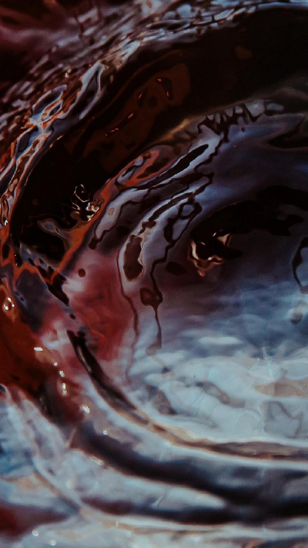 简约创意水流微距摄影写真