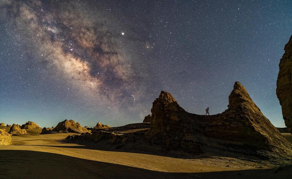 璀璨的云南夜空图片