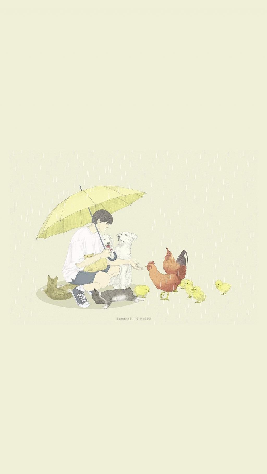 小清新文艺插画