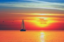 落日自然风光美景