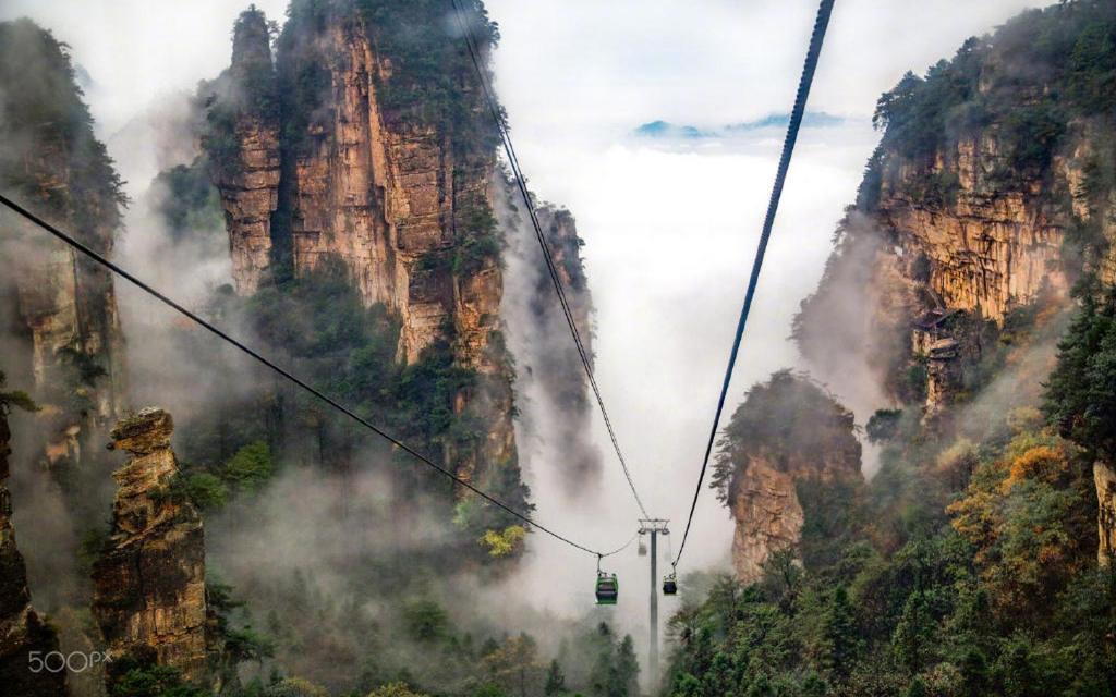 湖南张家界唯美自然风光