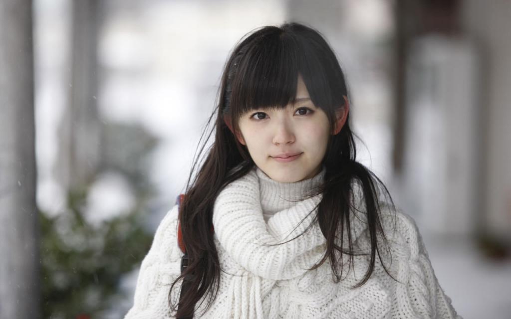 雪中少女铃木爱理清纯写真