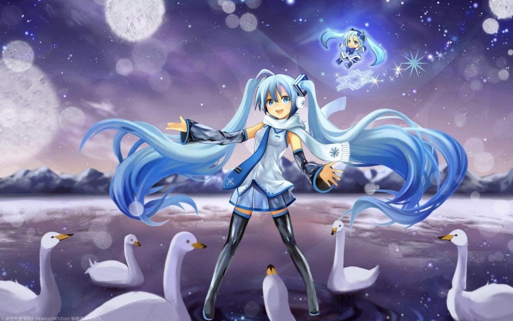 雪初音动漫图片