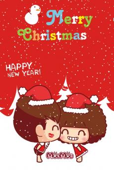 可爱卡通摩丝摩丝圣诞节-6