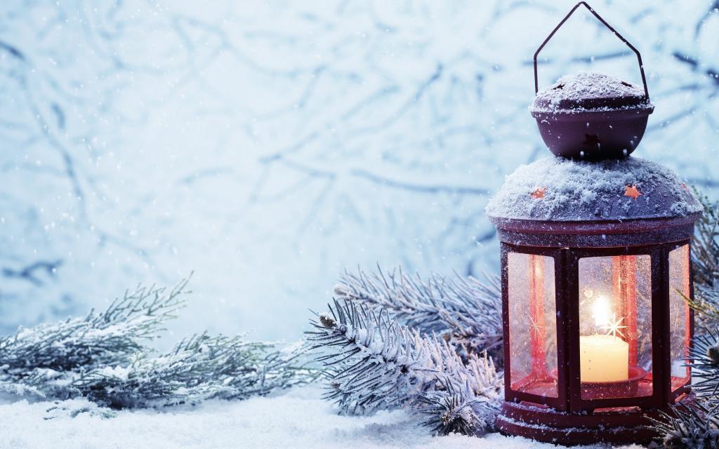 圣诞节装饰油灯