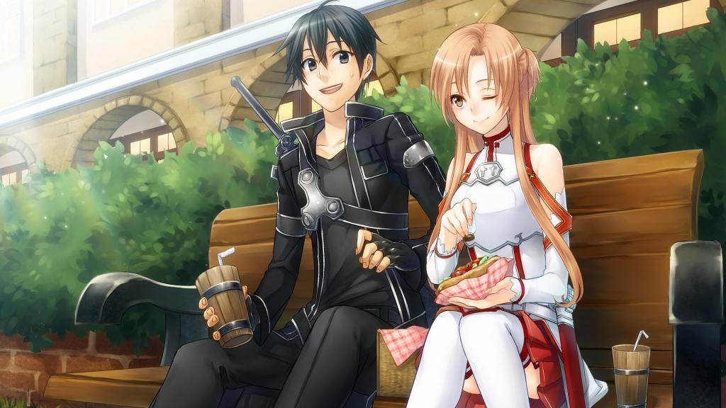 刀剑神域情侣图片