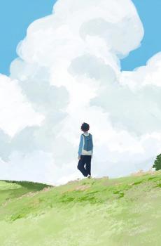 鬼灭之刃系列人气角色背影手绘插画-4