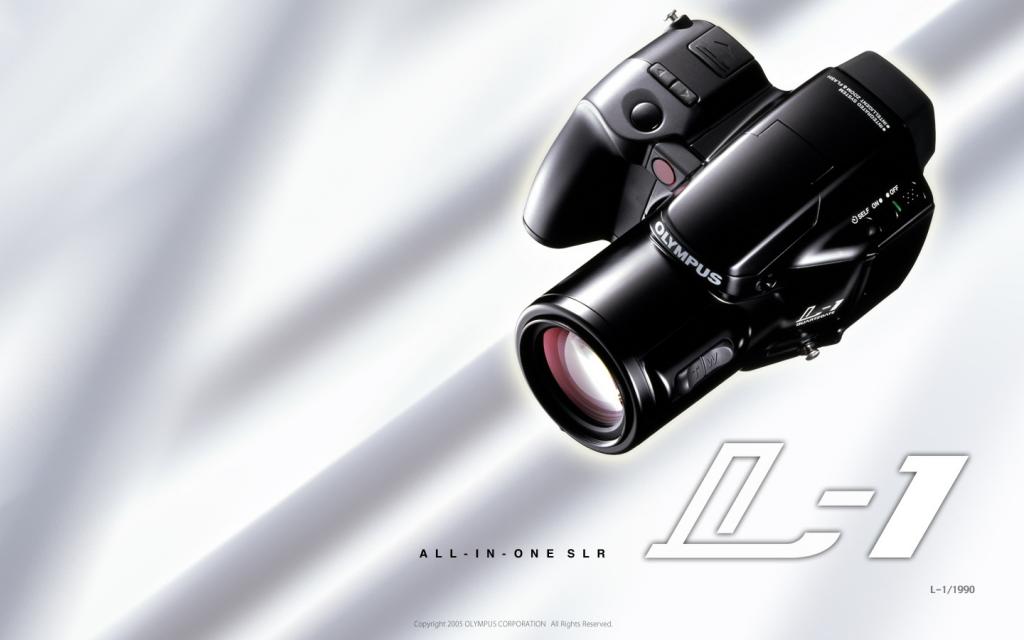 OLYMPUS产品简约创意展示