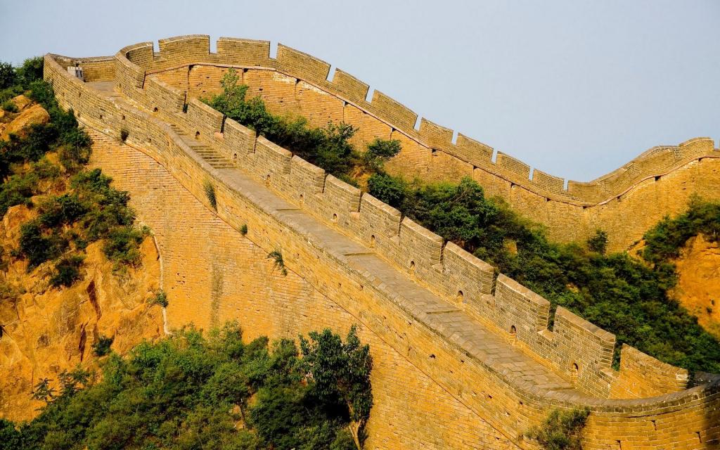 壮观的金山岭长城风光