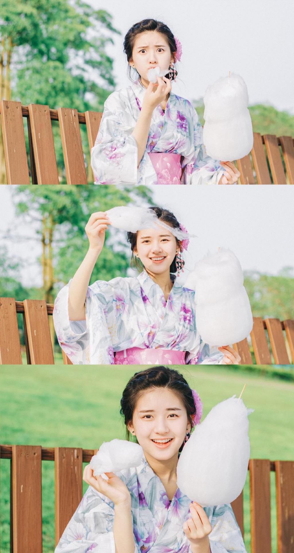 赵露思甜美少女风日系和服写真