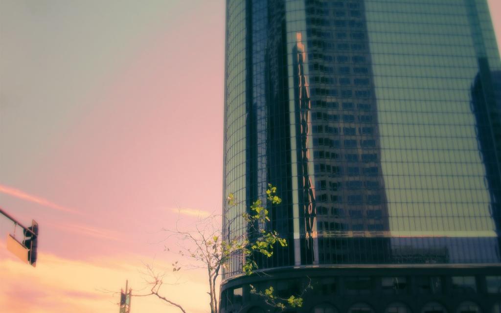 宽屏唯美都市大厦
