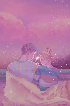 卡通手绘情侣唯美写真-7