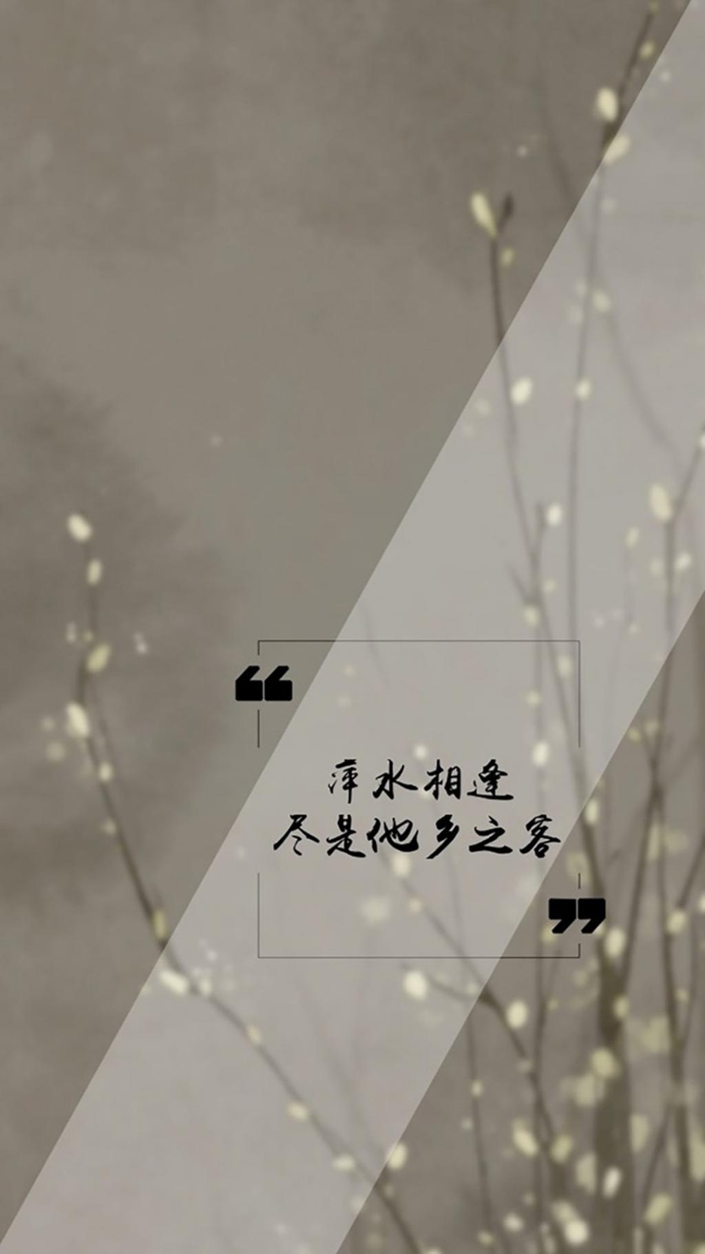 创意花朵背景古风诗词