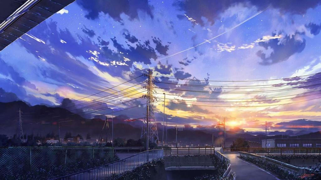 精美的二次元动漫场景