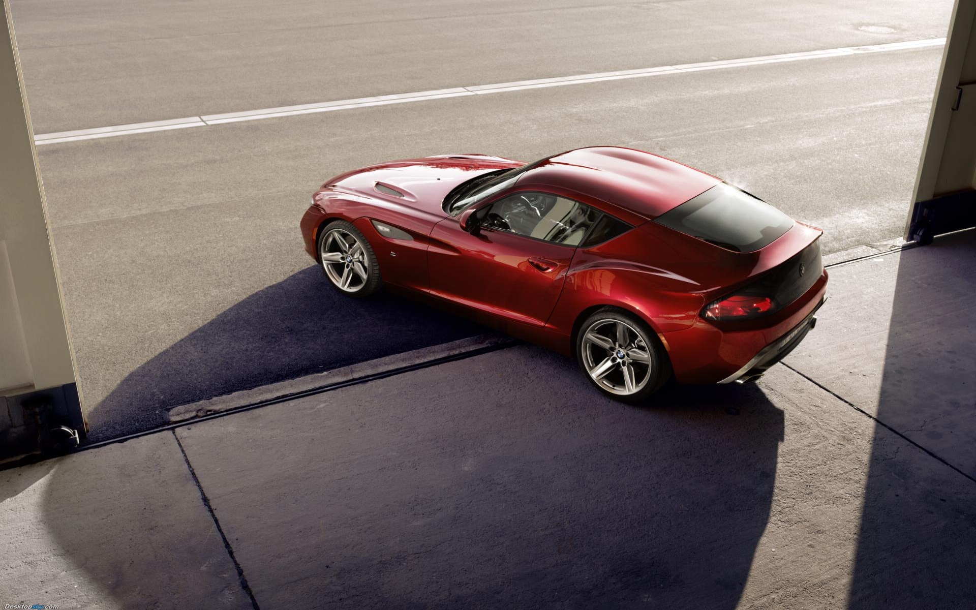 宝马zagato红色跑车