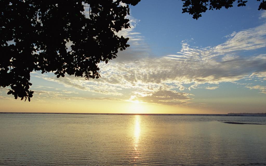 唯美海岸沙滩风景