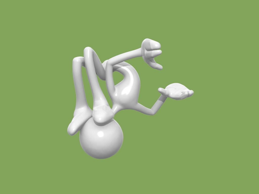 3D银人创意设计