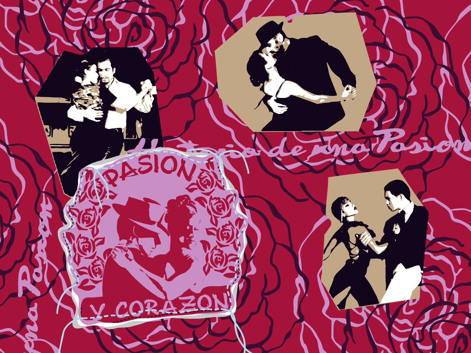 矢量潮流扑克设计