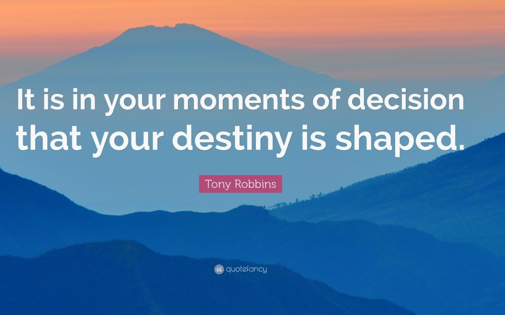 托尼·罗宾斯关于命运的名言