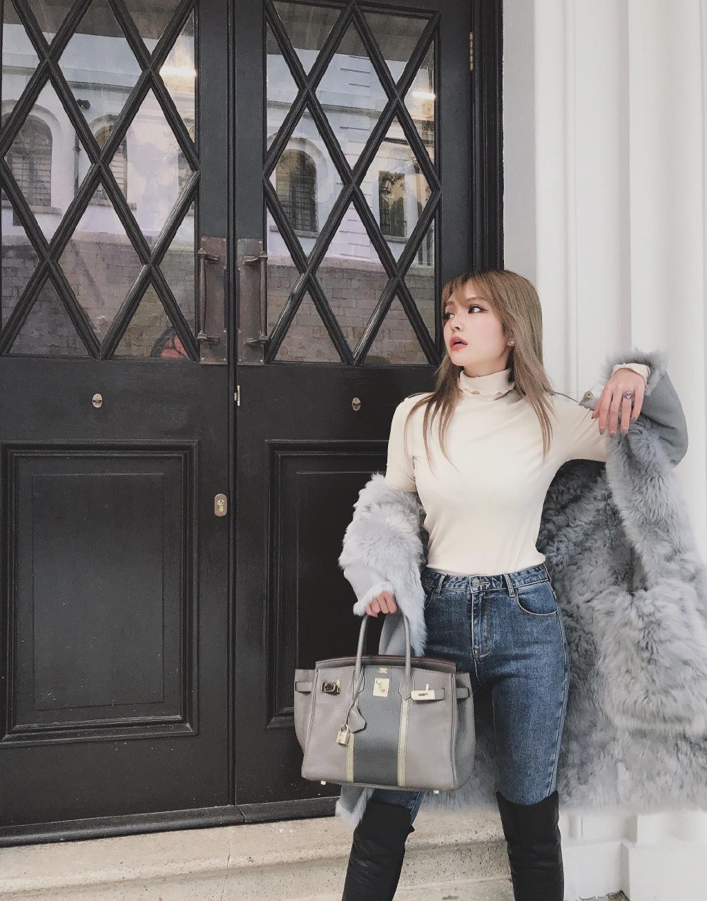 网红美女周扬青气质时尚街拍