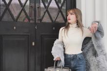 网红美女周扬青气质时尚街拍