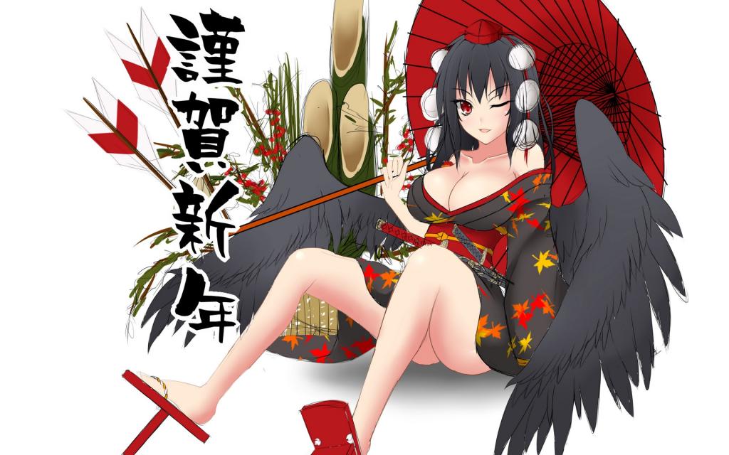 二次元马年新年动漫